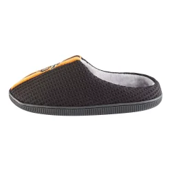 Men's FOCO Black San Francisco Giants Team Stripe Memory Foam Slide Slippers -Dockers shop 6113207 ALT2