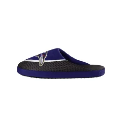 Men's FOCO Baltimore Ravens Big Logo Color Edge Slippers -Dockers shop 6113473 ALT2