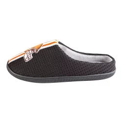 Men's FOCO Black Cleveland Browns Team Stripe Memory Foam Slide Slippers -Dockers shop 6114134 ALT2