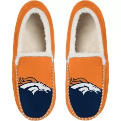 Men's FOCO Denver Broncos Colorblock Moccasin Slippers -Dockers shop 6128810 ALT