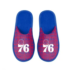Men's FOCO Philadelphia 76ers Scuff Logo Slide Slippers -Dockers shop 6136406 ALT