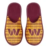 Men's FOCO Washington Commanders Scuff Logo Slide Slippers
