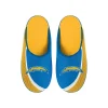 Men's FOCO Los Angeles Chargers Big Logo Color Edge Slippers -Dockers shop 6155293