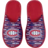 Men's FOCO Montreal Canadiens Scuff Logo Slide Slippers