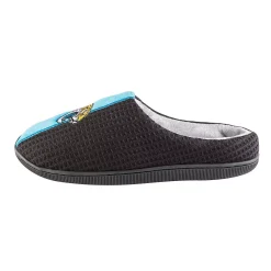 Men's FOCO Black Jacksonville Jaguars Team Stripe Memory Foam Slide Slippers -Dockers shop 6156650 ALT2
