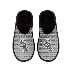 Men's FOCO Chicago White Sox Scuff Logo Slide Slippers -Dockers shop 6156701 ALT