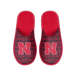 Men's FOCO Nebraska Huskers Scuff Logo Slide Slippers -Dockers shop 6157374 ALT