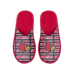 Men's FOCO Louisville Cardinals Scuff Logo Slide Slippers -Dockers shop 6157503 ALT
