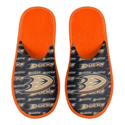 Men's FOCO Anaheim Ducks Scuff Logo Slide Slippers 5 Men's FOCO Anaheim Ducks Scuff Logo Slide Slippers -Dockers shop 6158114 ALT