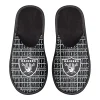 Men's FOCO Las Vegas Raiders Scuff Logo Slide Slippers -Dockers shop 6158573