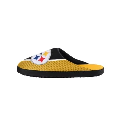 Men's FOCO Pittsburgh Steelers Big Logo Color Edge Slippers -Dockers shop 6162895 ALT2