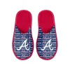 Men's FOCO Atlanta Braves Scuff Logo Slide Slippers -Dockers shop 6163658