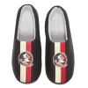 Men's FOCO Black Florida State Seminoles Team Stripe Memory Foam Slide Slippers -Dockers shop 6164088