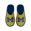 Men's FOCO Michigan Wolverines Scuff Logo Slide Slippers -Dockers shop 6164819