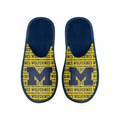 Men's FOCO Michigan Wolverines Scuff Logo Slide Slippers -Dockers shop 6164819 ALT