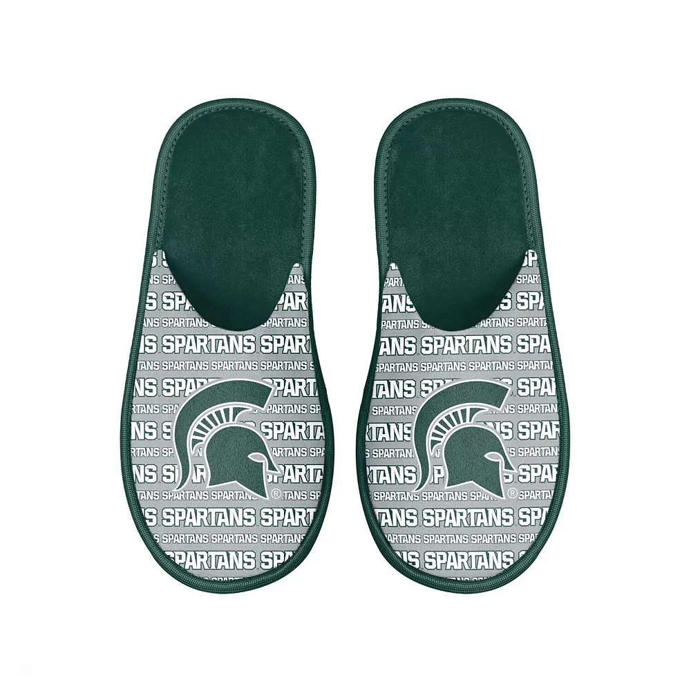 Men's FOCO Michigan State Spartans Scuff Logo Slide Slippers 4 Men's FOCO Michigan State Spartans Scuff Logo Slide Slippers - Image 2