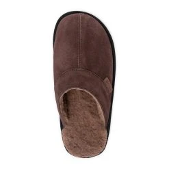MUK LUKS Abbott Men's Leather Scuff Slippers -Dockers shop 6216608 ALT4