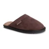 MUK LUKS Abbott Men's Leather Scuff Slippers -Dockers shop 6216608 Mahogany