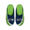 Men's FOCO Seattle Seahawks Big Logo Color Edge Slippers -Dockers shop 6236676